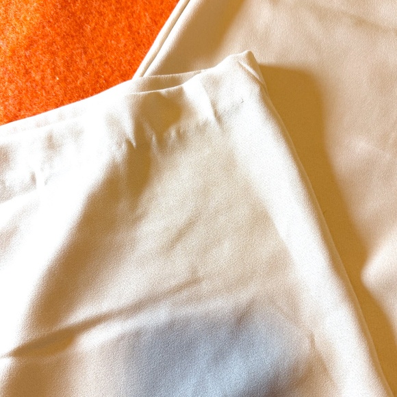 Zara cream fluid pajama like wide leg pants NWT - Picture 5 of 13